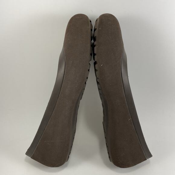 Crocs Mammoth Lined Flat Womens Size 7 Brown Rubber Slip On Workwear - Picture 7 of 9